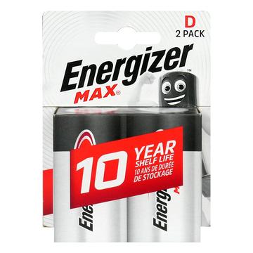 Baterie alkaliczne Energizer Max LR20/D - 2 szt.