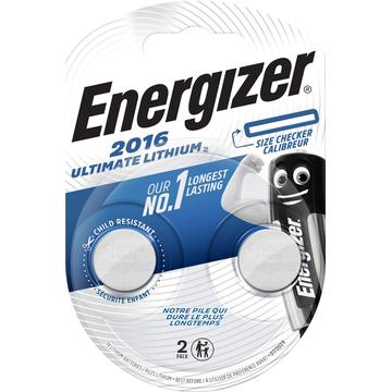 Energizer Ultimate CR2016 Coin Cell Battery 3V - 2 szt.