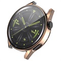 Etui Enkay ze Szkłem Hartowanym do Huawei Watch GT 3 - 46mm - Różowe Złoto