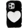 iPhone 14 Pro Etui z TPU Plush Heart - Czerń