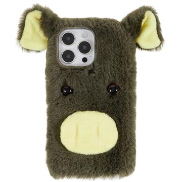 iPhone 14 Pro Etui Hybrydowe Fluffy Plush