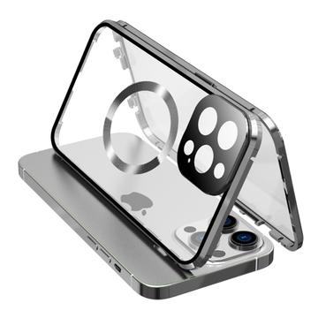 Dwustronne etui ze szkła hartowanego HD na telefon iPhone 15 Pro Max kompatybilne z MagSafe