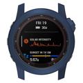 Garmin Fenix 7X/7X Solar Galwanizowane Etui z TPU - Błękit Nocy