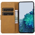 Etui-Portfel Glam Series - Huawei Nova 8i/Honor 50 Lite - Drzewo Kwitnące / Zieleń