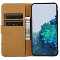 Huawei Nova 10 Etui-Portfel z Serii Glam - Drzewo Kwitnące / Błękit