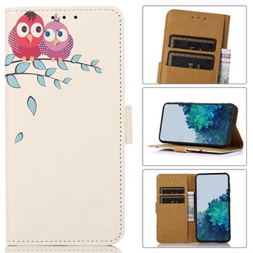 Samsung Galaxy S21 FE 5G Etui-Portfel Glam Series - Sowy