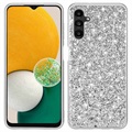 Hybrydowe Etui z Serii Glitter do Samsung Galaxy A13 5G - Srebrny