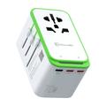 GlocalMe RoamPlug Adapter podróżny z hotspotem Wi-Fi 4G/LTE - 70W - Biały