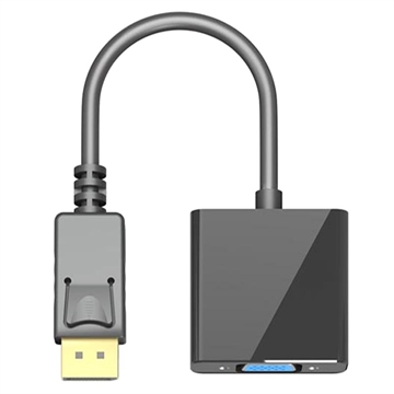 Przewodowy Adapter Mini DisplayPort do VGA - Czarny