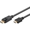 Kabel Goobay DisplayPort do HDMI - UHD, 4K @ 60 Hz - 1m