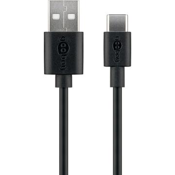 Goobay Kabel USB-C 2m - USB-C/USB-A