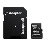 Karta pamięci GoodRam MicroSDHC M1AA-0640R12 - Klasa 10 - 64GB