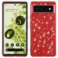 Google Pixel 8a Hybrydowe Etui z Serii Glitter