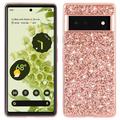 Google Pixel 8a Hybrydowe Etui z Serii Glitter