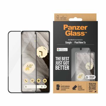 Google Pixel 8a Szkło Hartowane PanzerGlass Ultra-Wide Fit - Czarna Krawędź