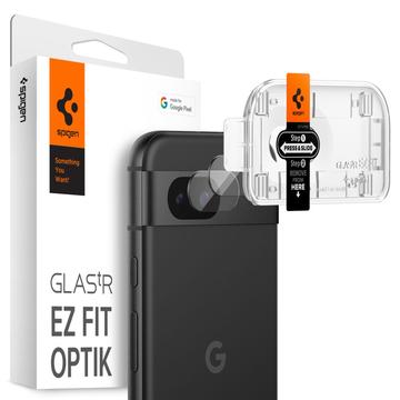 Google Pixel 8a Spigen Glas.tR Ez Fit Optik Ochraniacz obiektywu aparatu - Transparentny