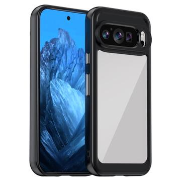 Google Pixel 9/9 Pro Pokrowiec Anti-Shock Hybrid - Czarny