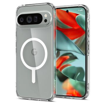 Google Pixel 9 Pro XL Etui Spigen Ultra Hybrid Mag - Biel / Przezroczyste