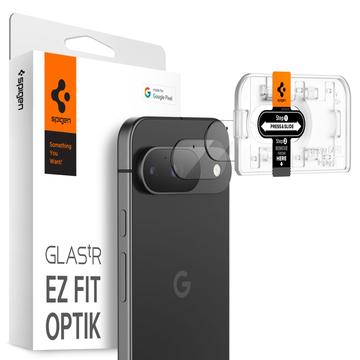 Google Pixel 9 Spigen Glas.tR Ez Fit Optik Ochraniacz obiektywu aparatu - 2 Szt. - Transparentny