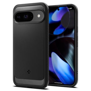 Google Pixel 9/9 Pro Etui Spigen Rugged Armor z TPU - Czerń