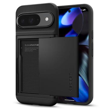 Google Pixel 9/9 Pro Etui Spigen Slim Armor CS - Czerń