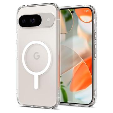 Google Pixel 9/9 Pro Etui Spigen Ultra Hybrid Mag - Biel / Przezroczyste