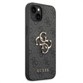 Hybrydowe Etui Guess 4G Big Metal Logo do iPhone 14 - Czarne