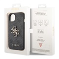 Hybrydowe Etui Guess 4G Big Metal Logo do iPhone 14 - Czarne