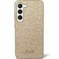 Samsung Galaxy S24 Hybrydowe Etui Guess Glitter Flakes Metal Logo