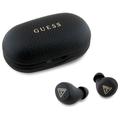 Bezprzewodowe True Wireless Guess Grained Classic Logo - Czarne