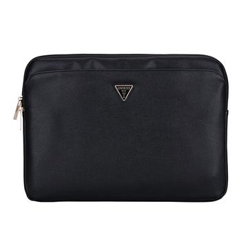 Guess Grained Triangle Logo Pokrowiec na laptopa - 14" - Czarny