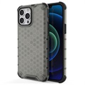 Hybrydowe Etui Honeycomb Armored do iPhone 14 Pro - Czarne