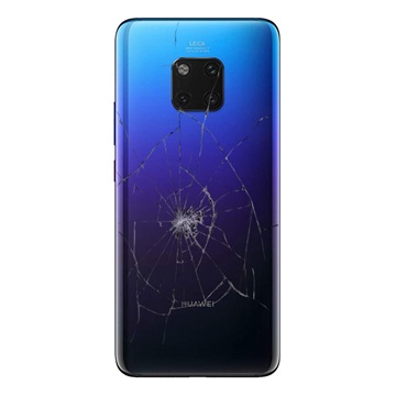 Naprawa Klapki Baterii Huawei Mate 20 Pro - Fioletowo-zielony