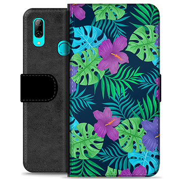 Etui Portfel Premium - Huawei P Smart (2019) - Tropikalne Kwiaty