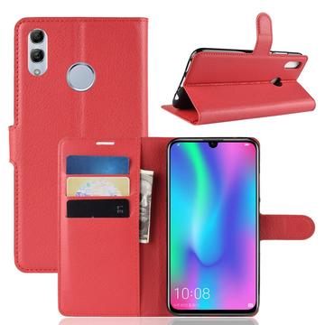 Etui z Portfelem do Huawei P Smart (2019) z Magnetycznym Zamknięciem - Czerwień