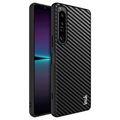 Hybrydowe Etui Imak LX-5 do Sony Xperia 1 IV - Włókno Węglowe - Czarne