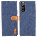 Etui z Portfelem z Serii Jeans do Sony Xperia 10 V