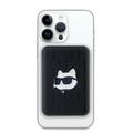 Karl Lagerfeld Embossed MagSafe Power Bank 5000mAh - Głowa Choupette - Czarny