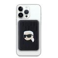 Karl Lagerfeld Embossed MagSafe Power Bank 5000mAh - Karl Head - Czarny