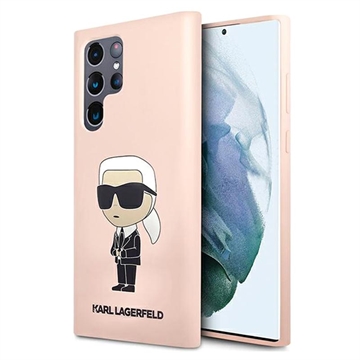 Silikonowe Etui Karl Lagerfeld Ikonik do Samsung Galaxy S23 Ultra 5G