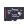 Karta pamięci Kingston Industrial microSD UHS-I U3 SDCIT2/16GBSP - 16GB