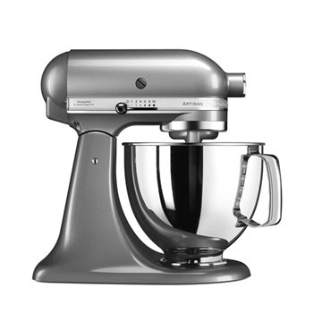 Mikser stojący KitchenAid 5KSM175PSECU Artisan Elegance - 4.8l - Kontur Srebrny