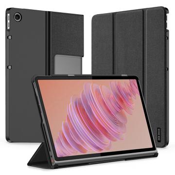 Lenovo Tab Plus Zamykane Etui Smart Tri-Fold Dux Ducis Domo - Czarne