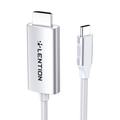 Lention CU707 Kabel USB-C do HDMI 2.0 4K60Hz/1Gbps - 3m - Srebrny