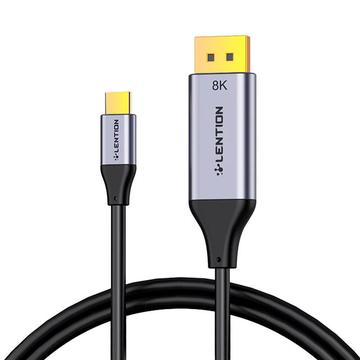 Lention CU808D Kabel USB-C do DisplayPort 8K60Hz - 1,7 m