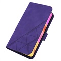 Samsung Galaxy S22 Ultra 5G Etui-Portfel Seria Line - Fiolet