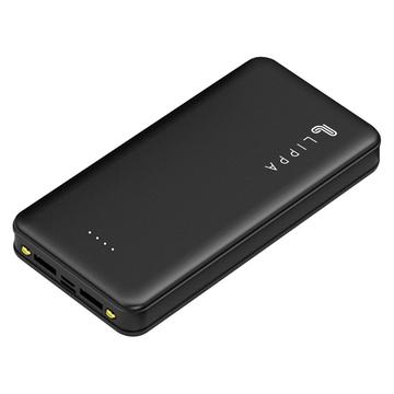 Power Bank Lippa 20000mAh z 2x portami USB-A (Opakowanie zbiorcze - Stan zadowalający) - Czarny