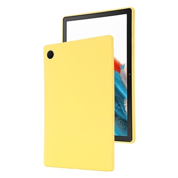 Samsung Galaxy Tab A8 10.5 (2021) Etui z Ciekłego Silikonu - Żółty