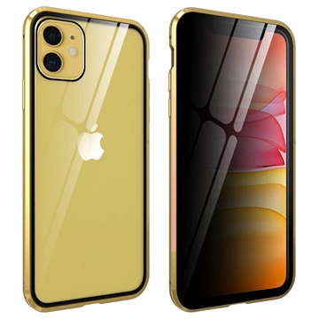 Magnetyczne Etui ze Szkłem Hartowanym Zapewniającym Prywatność do iPhone 11