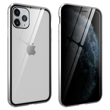 iPhone 11 Pro Magnetyczne Etui z Hartowanym Szkłem - Prywatyzująca